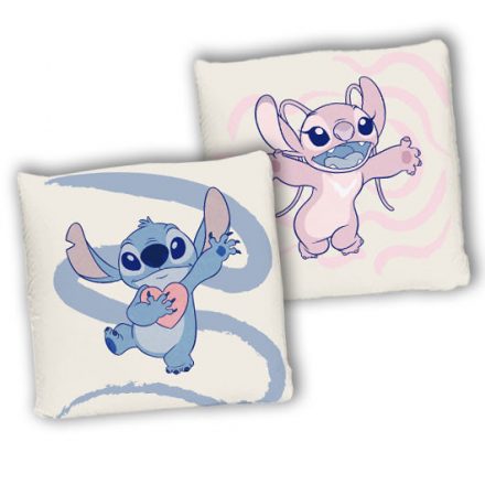 Disney Lilo és Stitch, A csillagkutya Lovers párna, díszpárna 40x40 cm - ÚJ