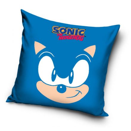 Sonic a sündisznó párnahuzat 40x40 cm Velúr - ÚJ