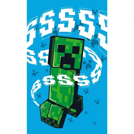 Minecraft Hissing Creeper kéztörlő arctörlő, törölköző 30x50cm - ÚJ