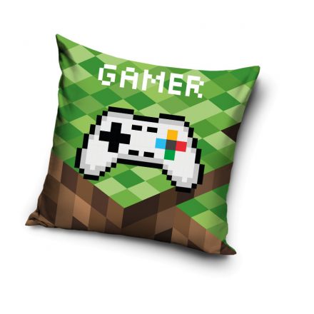 Gamer párnahuzat 40x40 cm - ÚJ