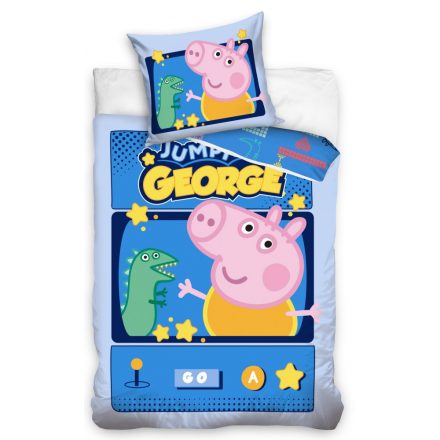 Peppa malac Arcade Machine ágyneműhuzat 140×200cm, 70×80 cm - ÚJ