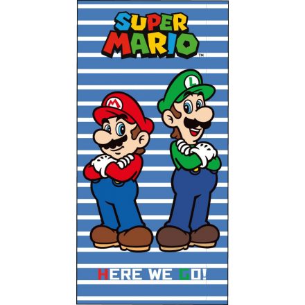 Super Mario Friends fürdőlepedő, strand törölköző 70x140cm - ÚJ