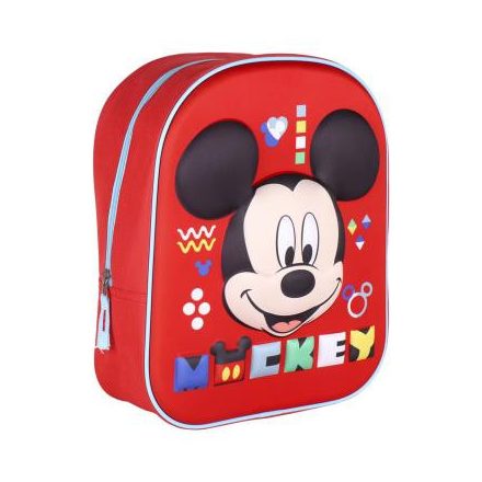 Disney Mickey 3D hátizsák, táska 31 cm - ÚJ