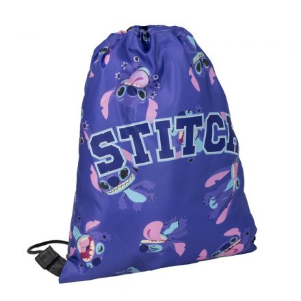 Disney Lilo és Stitch, A csillagkutya Purple sporttáska tornazsák 39 cm - ÚJ