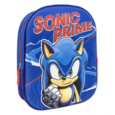 Sonic a sündisznó Prime 3D hátizsák, táska 31 cm - ÚJ