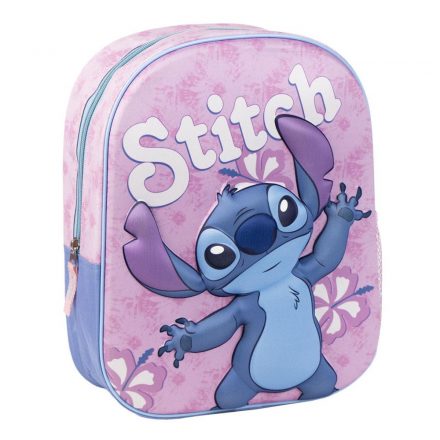 Disney Lilo és Stitch, A csillagkutya Hibiscus 3D hátizsák, táska 31 cm - ÚJ