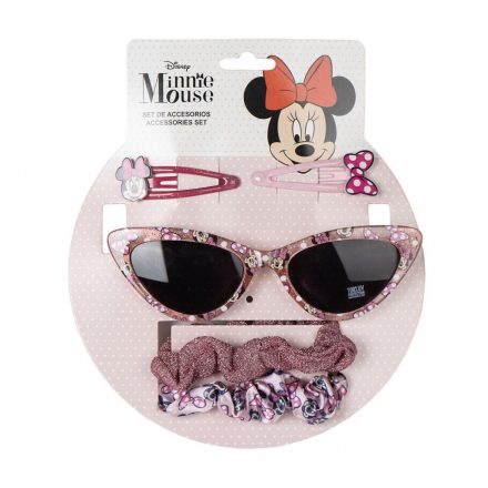 Disney Minnie Glittery napszemüveg és hajkiegészítő szett