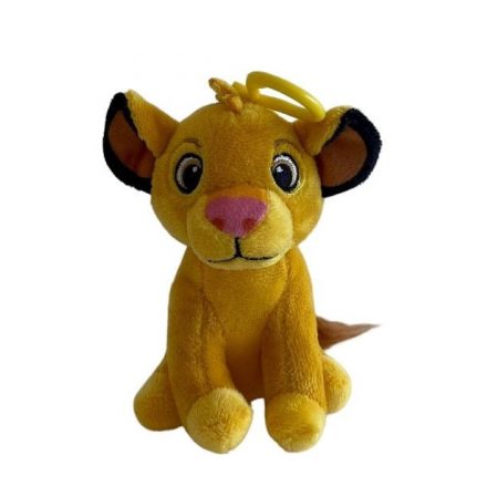 Disney Az Oroszlánkirály Simba 3D plüss figura akasztóval 13 cm