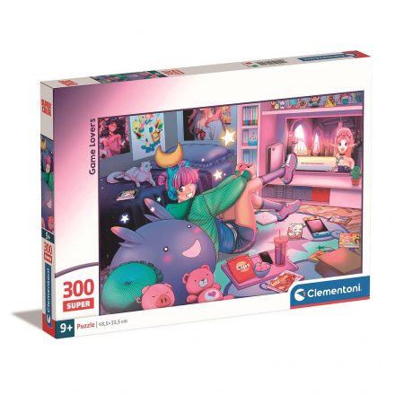 Csajos szoba Game Lovers 300 db-os puzzle Clementoni