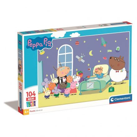 Peppa malac Hospital 104 db-os maxi puzzle Clementoni - ÚJ