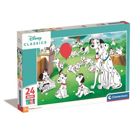 Disney 101 kiskutya 24 db-os maxi puzzle Clementoni - ÚJ