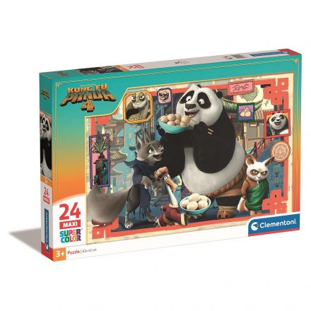 Kung Fu Panda Dumpling Time 24 db-os maxi puzzle Clementoni - ÚJ