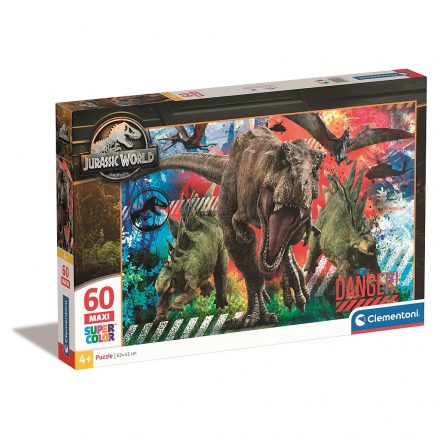 Dinoszaurusz Danger 60 db-os maxi puzzle Clementoni - ÚJ