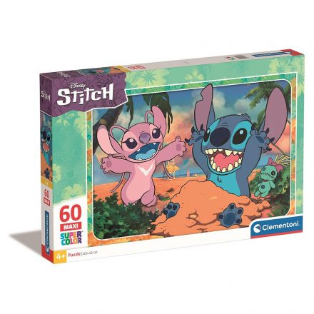 Disney Lilo és Stitch, A csillagkutya Sand 60 db-os maxi puzzle Clementoni - ÚJ