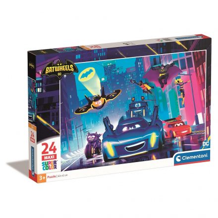 Batman Batwheels 24 db-os maxi puzzle Clementoni - ÚJ