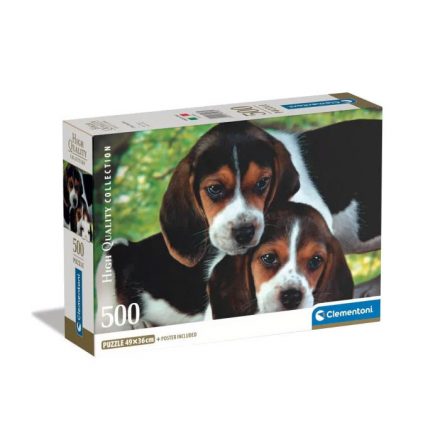 Kutyás Beagles Close Together 500 db-os puzzle Clementoni