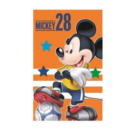 Disney Mickey Football Orange kéztörlő arctörlő, törölköző 35x65cm - ÚJ