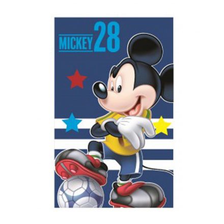 Disney Mickey Football Blue kéztörlő arctörlő, törölköző 35x65cm - ÚJ