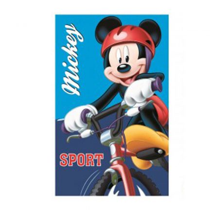 Disney Mickey Sporty Blue kéztörlő arctörlő, törölköző 35x65cm - ÚJ