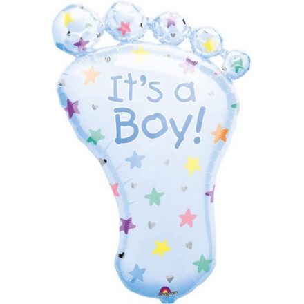 Baby Boy Foot fólia lufi 82 cm