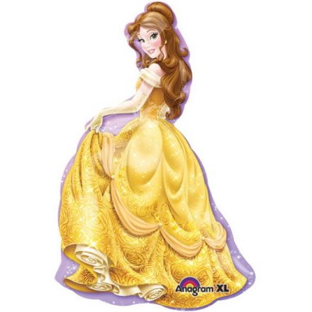 Disney Hercegnők Belle fólia lufi 99 cm - ÚJ