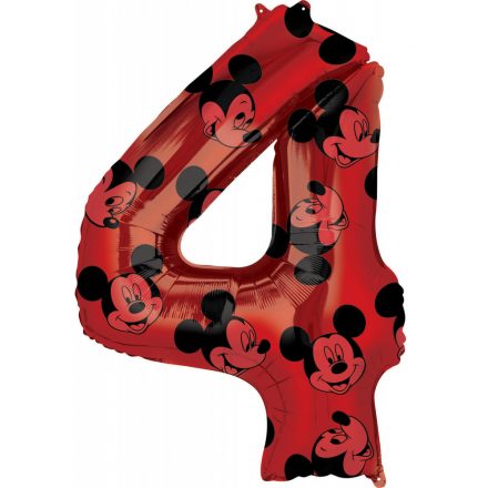 Disney Mickey Red fólia lufi 4-es 66 cm