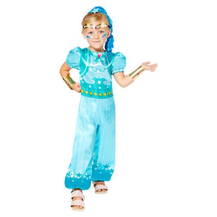 Shimmer és Shine Blue jelmez 4-6 év - ÚJ