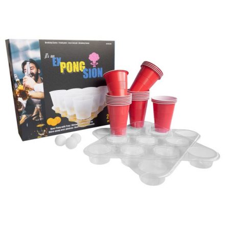 Beer Pong, Sörpong ivójáték 27 db-os - ÚJ