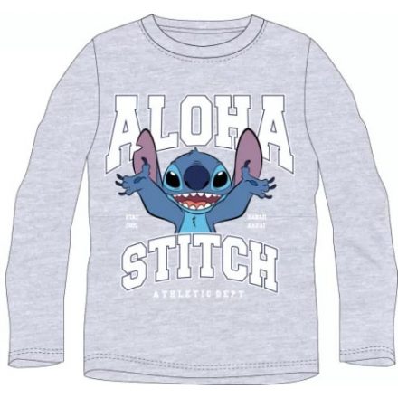 104-es szürke gyerek hosszú póló, felső - Disney Lilo és Stitch, A csillagkutya - ÚJ