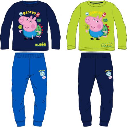 Peppa malac George gyerek hosszú pizsama 92-116 cm