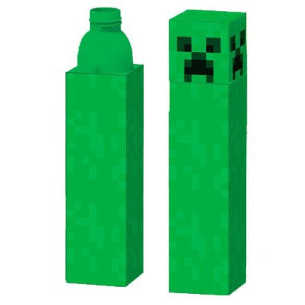 Minecraft Creeper műanyag kulacs, sportpalack 650 ml - ÚJ