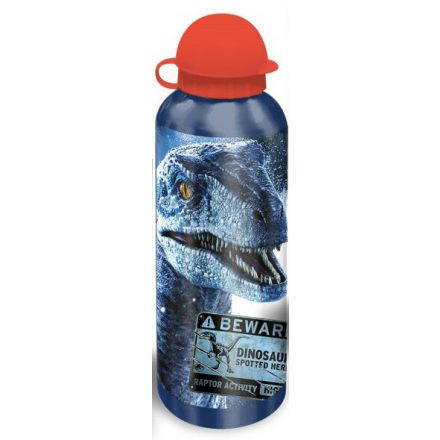 Jurassic World Raptor alumínium kulacs 500ml - ÚJ