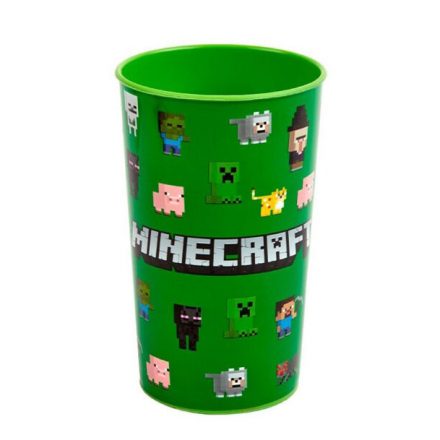 Minecraft Green műanyag pohár 250 ml - ÚJ