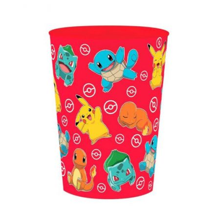 Pokémon Red műanyag pohár 250 ml - ÚJ