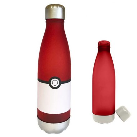 Pokémon Pokeball műanyag kulacs, sportpalack 650 ml - ÚJ