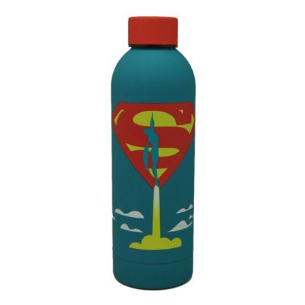 Superman Launch puha tapintású kulacs, sportpalack 700 ml - ÚJ