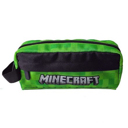 Minecraft 2 rekeszes tolltartó 23 cm - ÚJ