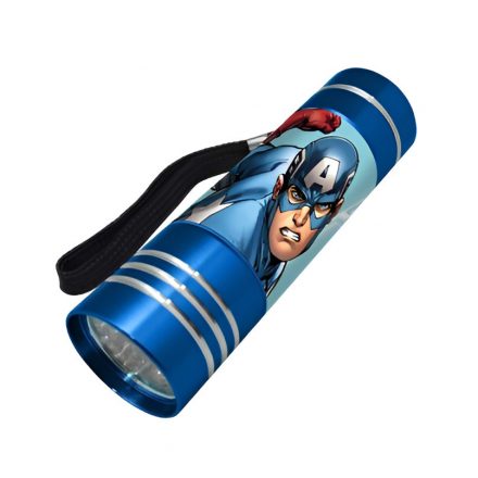 Bosszúallók Captain America LED elemlámpa 9 cm - ÚJ