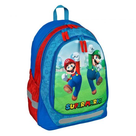 Super Mario Jump iskolatáska, táska 43 cm - ÚJ