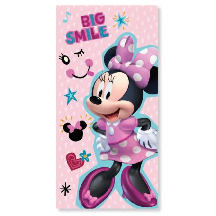 Disney Minnie Smile fürdőlepedő, strand törölköző 70x137 cm (Fast Dry) - ÚJ