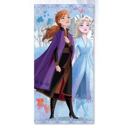 Disney Jégvarázs Sisters fürdőlepedő, strand törölköző 70x137 cm (Fast Dry) - ÚJ