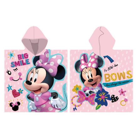 Disney Minnie Smile strand törölköző poncsó 55x110 cm (Fast Dry) - ÚJ