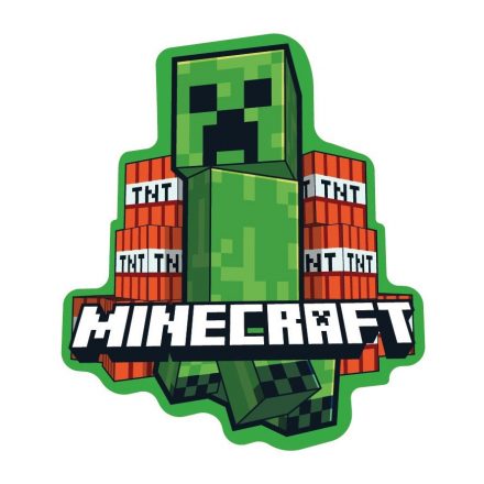 Minecraft Boom 3D formapárna, díszpárna 40 cm