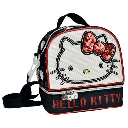 Hello Kitty Heart thermo uzsonnás táska 21 cm - ÚJ