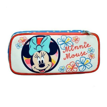 Disney Minnie Boho 2 rekeszes tolltartó 26 cm - ÚJ