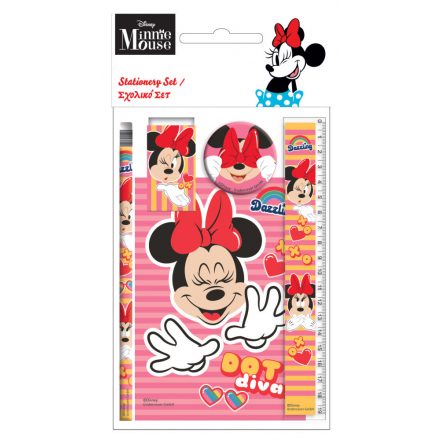 Disney Minnie Wink írószer szett 5 db-os - ÚJ