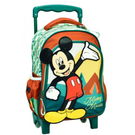 Disney Mickey Nature gurulós ovis hátizsák, táska 30 cm - ÚJ