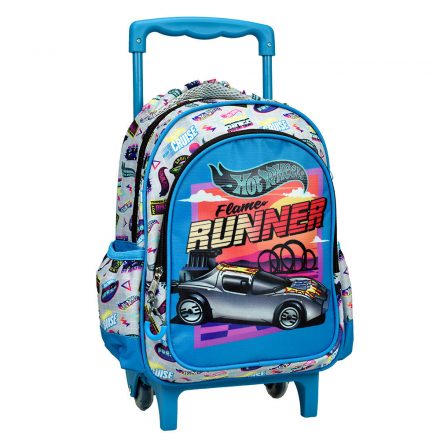 Hot Wheels Runner gurulós ovis hátizsák, táska 30 cm - ÚJ