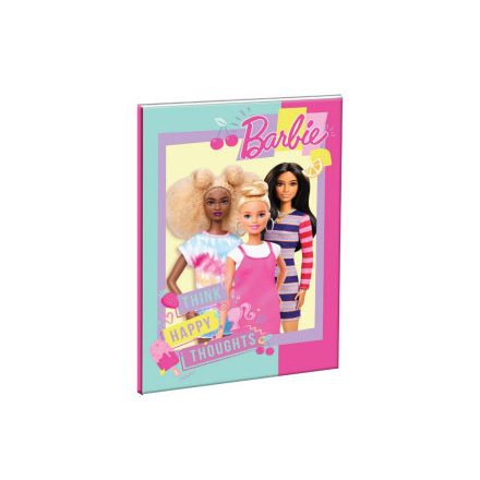 Barbie Happy Thoughts B/5 vonalas füzet 40 lapos - ÚJ