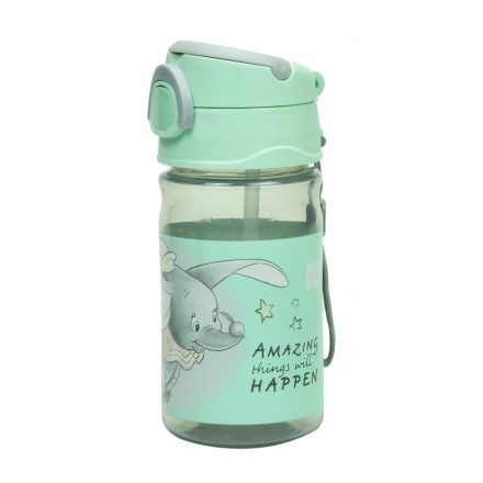 Disney Dumbó Amazing műanyag kulacs akasztóval 350 ml - ÚJ